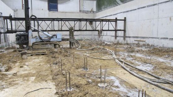 Constructie afzinkkelder