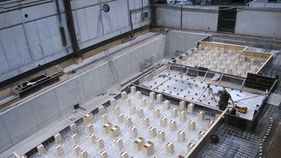 Afzinkkelder fundatie