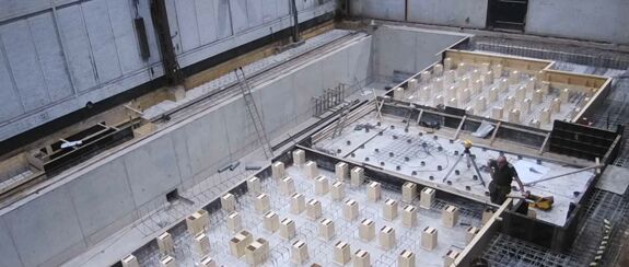 Afzinkkelder fundatie - vergroot Afzinkkelder fundatie - vergroot